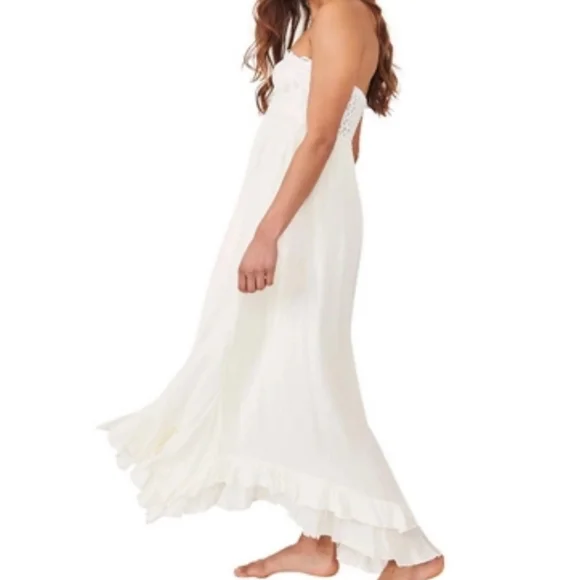 NWT Free People Adella Maxi Dress White - Picture 7 of 8